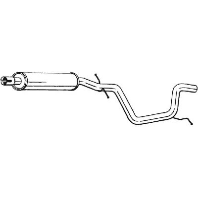 Srednji izduvni lonac BOSAL BOS281-457 IC-B8B2B3