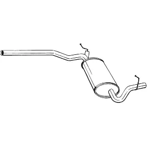 Srednji izduvni lonac BOSAL BOS282-363 IC-AFE338