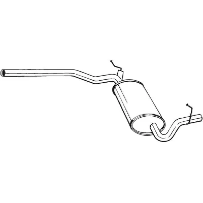 Srednji izduvni lonac BOSAL BOS282-363 IC-AFE338