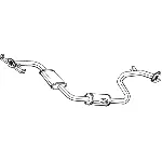 Srednji izduvni lonac BOSAL BOS283-077 IC-433346