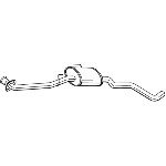 Srednji izduvni lonac BOSAL BOS283-205 IC-433931