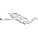 Srednji izduvni lonac BOSAL BOS283-243 IC-9DB3AE