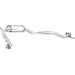 Srednji izduvni lonac BOSAL BOS283-799 IC-BEDC04