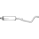 Srednji izduvni lonac BOSAL BOS283-969 IC-A71665