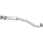 Srednji izduvni lonac BOSAL BOS284-481 IC-F4DE46