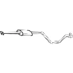 Srednji izduvni lonac BOSAL BOS284-617 IC-D3E351