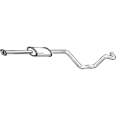 Srednji izduvni lonac BOSAL BOS284-617 IC-D3E351