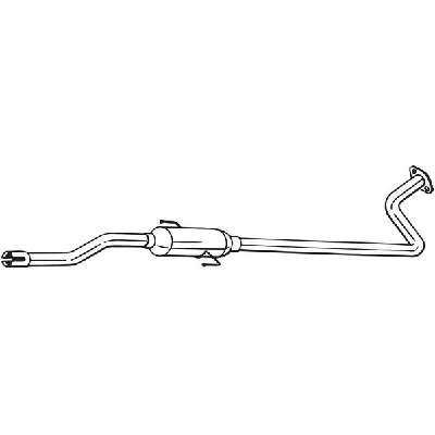 Srednji izduvni lonac BOSAL BOS284-701 IC-G0OD6G