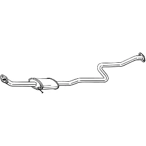 Srednji izduvni lonac BOSAL BOS284-705 IC-G0QQ9V