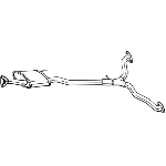 Srednji izduvni lonac BOSAL BOS285-387 IC-C70139