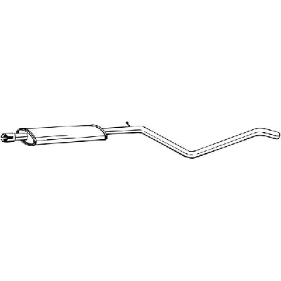 Srednji izduvni lonac BOSAL BOS285-455 IC-E4A3F4