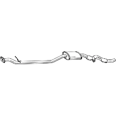 Srednji izduvni lonac BOSAL BOS287-237 IC-C5A2FB