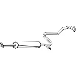 Srednji izduvni lonac BOSAL BOS287-703 IC-454654