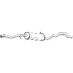 Srednji izduvni lonac BOSAL BOS288-507 IC-AF8FC3