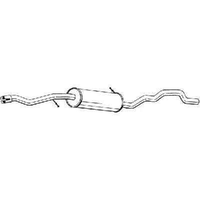 Srednji izduvni lonac BOSAL BOS288-507 IC-AF8FC3