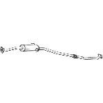Srednji izduvni lonac BOSAL BOS289-415 IC-B862B2