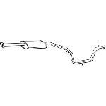 Srednji izduvni lonac BOSAL BOS289-449 IC-B8B302