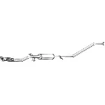 Srednji izduvni lonac BOSAL BOS293-005 IC-C70143