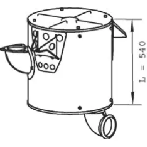 Srednji izduvni lonac DINEX DIN21388 IC-ABB54F