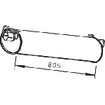 Srednji izduvni lonac DINEX DIN28408 IC-9B3E3A