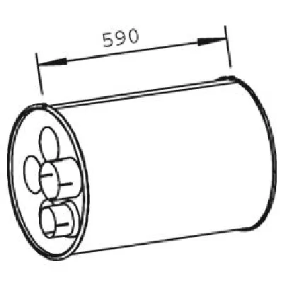 Srednji izduvni lonac DINEX DIN47309 IC-C6CE38