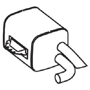 Srednji/izduvni lonac DINEX DIN50466 IC-9B3B70