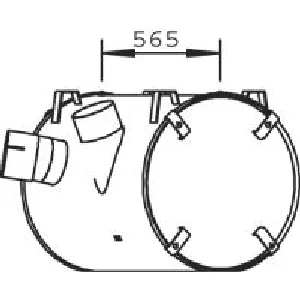 Srednji izduvni lonac DINEX DIN51304 IC-9B4222