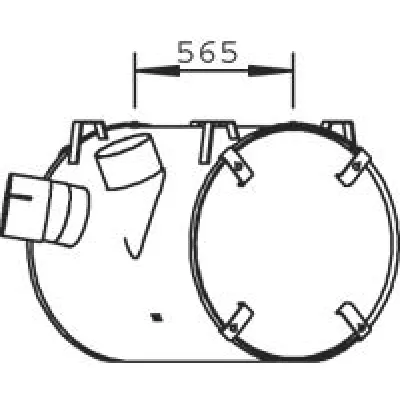 Srednji izduvni lonac DINEX DIN51304 IC-9B4222