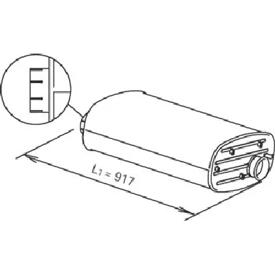 Srednji/izduvni lonac DINEX DIN64378 IC-9B452C