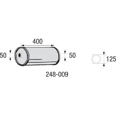 Srednji izduvni lonac, univerzalni BOSAL BOS248-009 IC-B0687D