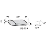 Srednji izduvni lonac, univerzalni BOSAL BOS248-159 IC-C407AD