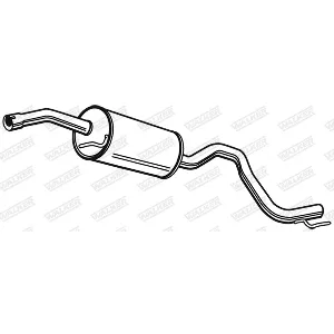 Srednji izduvni lonac WALKER WALK22772 IC-BDF258