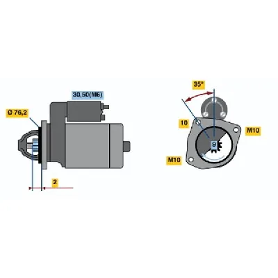 Starter BOSCH 0 001 109 310 IC-D20654