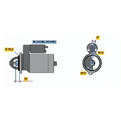 Starter BOSCH 0 001 109 427 IC-D6A61F