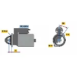 Starter BOSCH 0 001 115 051 IC-D20677