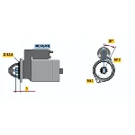 Starter BOSCH 0 001 125 053 IC-C3A6B0