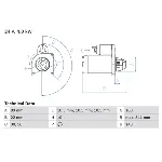 Starter BOSCH 0 986 017 880 IC-637045