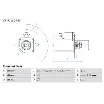 Starter BOSCH 0 986 018 370 IC-637095
