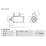 Starter BOSCH 0 986 018 940 IC-A62560