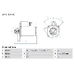 Starter BOSCH 0 986 018 990 IC-A62563