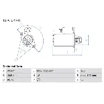 Starter BOSCH 0 986 019 361 IC-B3A71F