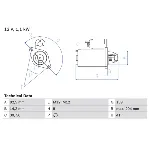 Starter BOSCH 0 986 021 210 IC-D20787