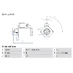 Starter BOSCH 0 986 021 230 IC-CFEC61