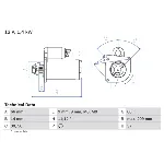 Starter BOSCH 0 986 021 651 IC-D20792