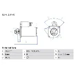 Starter BOSCH 0 986 021 820 IC-D20794