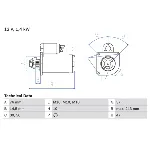 Starter BOSCH 0 986 022 840 IC-D45DBA