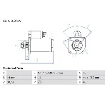 Starter BOSCH 0 986 023 580 IC-D207C5