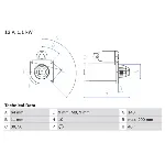 Starter BOSCH 0 986 024 020 IC-D45DC5