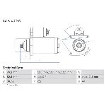 Starter BOSCH 0 986 024 100 IC-D16D11