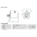 Starter BOSCH 0 986 025 470 IC-D68743